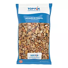 Top Fin® Aquarium Gravel - River Rock - Fish Tank Substrate - 5-25 lb