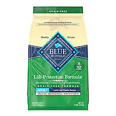 Blue Buffalo Life Protection Formula Lamb Adult Dry Dog Food, Grain Free