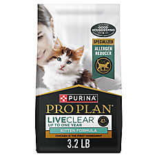 Purina Pro Plan LiveClear Allergen Reducing Kitten Dry Cat Food - Chicken & Rice
