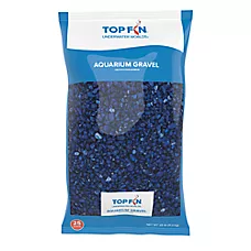 Top Fin® Premium Aquarium Gravel - Deep Blue - Fish Tank Substrate - 5-25 lb