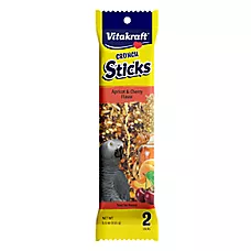 Vitakraft® Crunch Sticks Apricot & Cherry Parrot Treat - Crunchy Treat Sticks