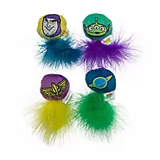 GMASON Toy Story Buzz Alien Cat Toys 4-Pack