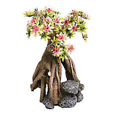 Top Fin? Asian Cherry Blossom Tree Aquarium Ornament - Fish Tank Decor