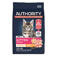 Authority? Everyday Health Indoor Kitten Cat Dry Food - Chicken & Rice, With-Grain