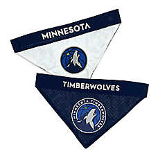 Pets First Minnesota Timberwolves Reversible Bandana