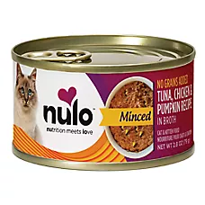 Nulo Finely Minced Cat & Kitten Wet Food - Grain Free, Whole Protein, 2.8 Oz