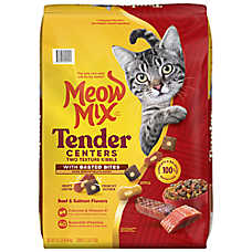 Meow Mix Tender Centers With Basted Bites - Beef, Salmon