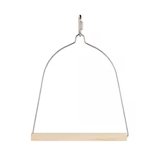 All Living Things® Wood Swing - Pet Bird Cage Swing for Medium Birds