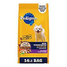 Pedigree Tender Bites Adult Small Dog Food - 14 lbs